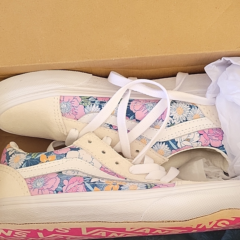 Vans Floral Sneakers-Youth